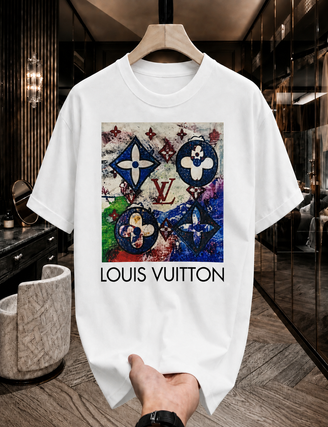 Premium Front Printed T-Shirt (LVCLR-W)