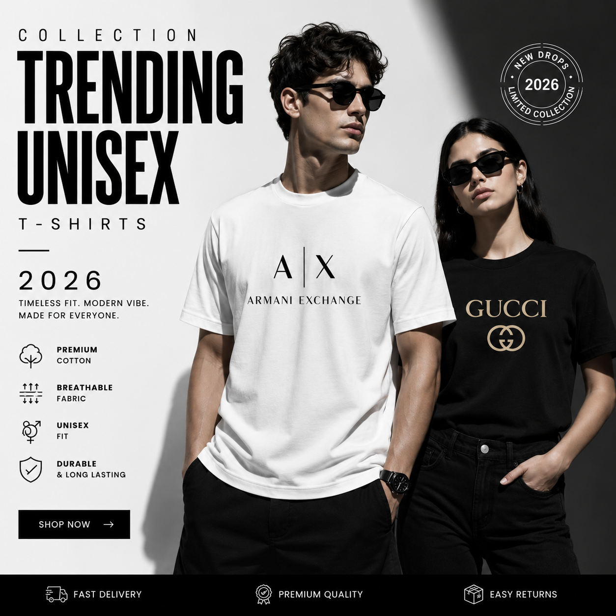 Trending Unisex T-shirts 2026