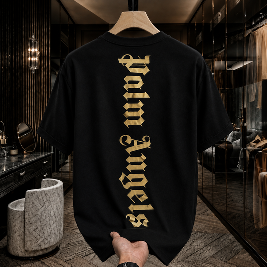Premium Back Printed T-Shirt (PLMGLD)