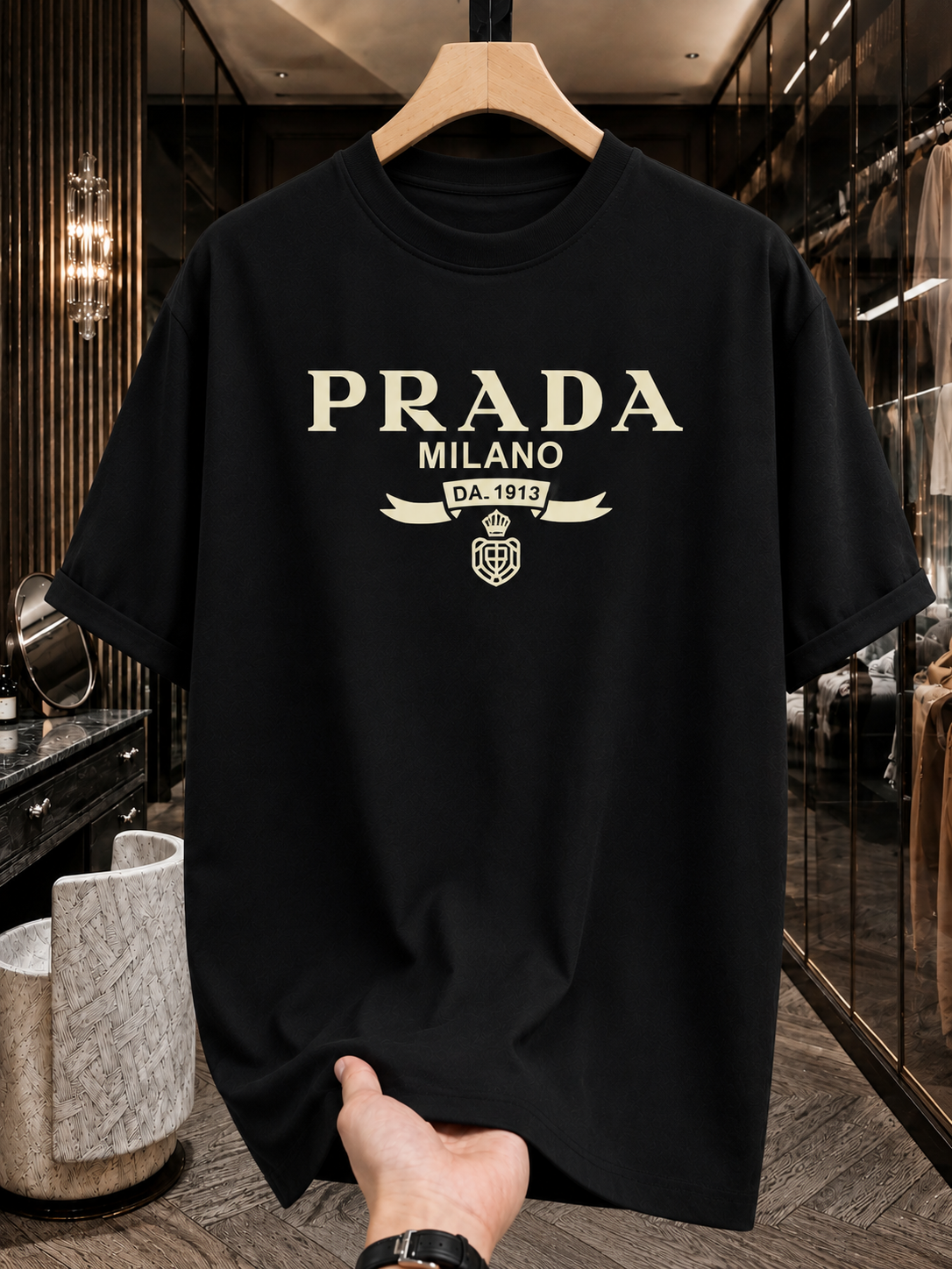 Premium Front Printed T-Shirt (PRCRM)