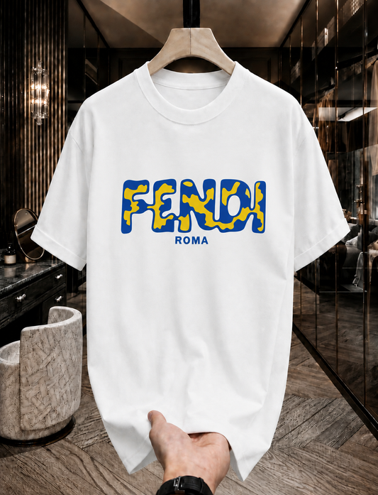 Premium Front Printed T-Shirt (FENYELBLU-W)